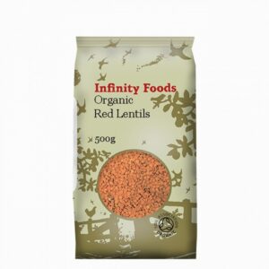 Infinity Organic Red Lentils (500g) - Organic to your door