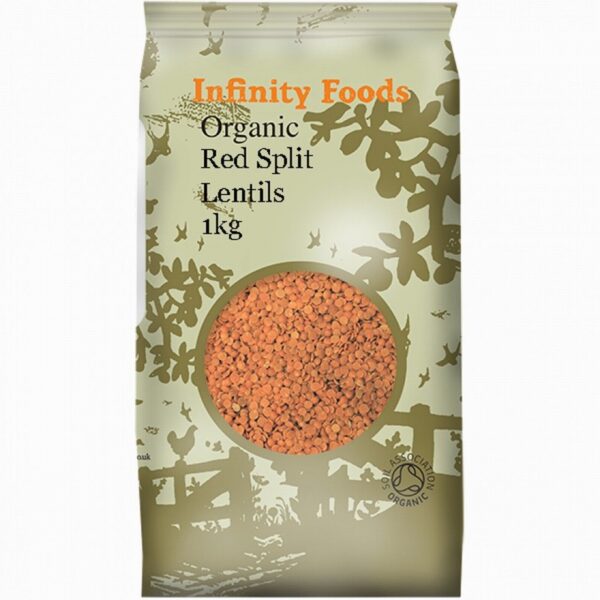 Infinity Organic Red Lentils (1kg) - Organic to your door