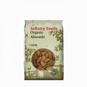 Infinity Organic Almonds (250g) - Organic to your door