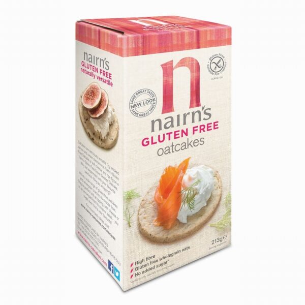 Nairns Gluten Free Oatcakes (213g) - Organic to your door