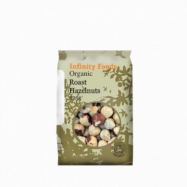 Infinity Organic Roast Hazelnuts (125g) - Organic to your door