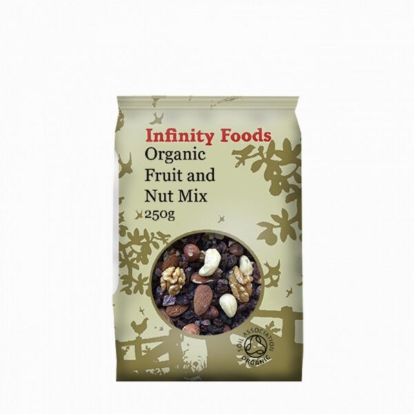 Infinity Organic Fruit & Nut Mix (250g) - Organic to your door