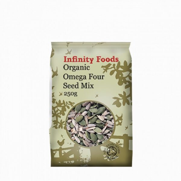 Infinity Organic Omega Four Seed Mix (250g) - Organic to your door