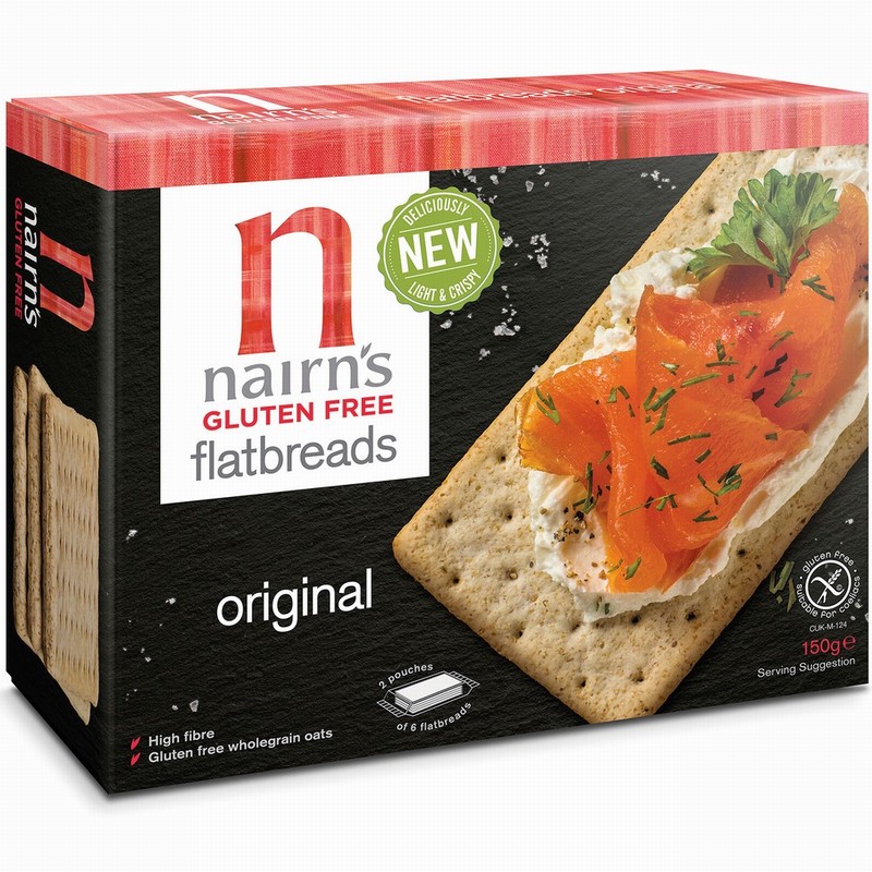 Nairns Gluten Free Flatbreads – Original (150g) - Organic to your door