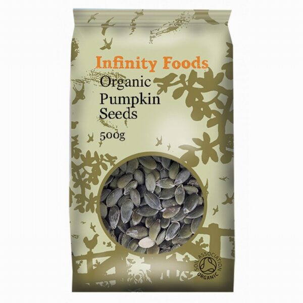 Infinity Organic Pumpkin Seeds (500g) - Organic to your door