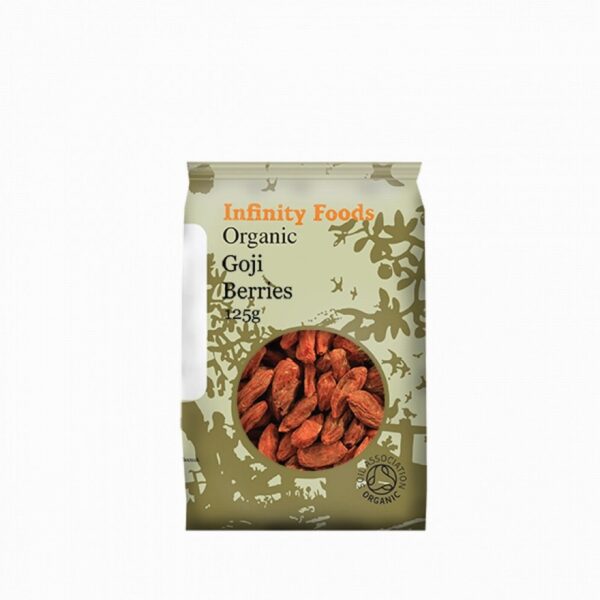 Infinity Organic Goji Berries (125g) - Organic to your door