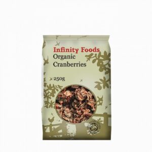 Infinity Organic Cranberries (250g) - Organic to your door