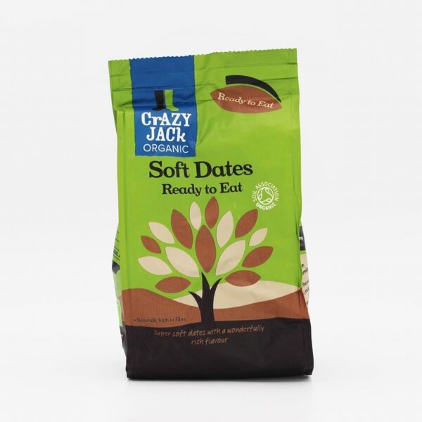 Crazy Jack Organic Ready To Eat Dates (250g) - Organic to your door