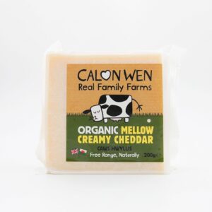 Calon Wen Organic Mellow Cheddar (200g) - Organic to your door