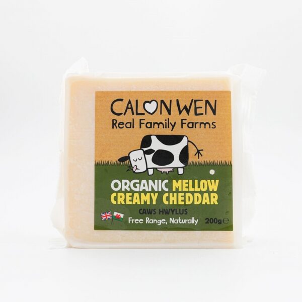 Calon Wen Organic Mellow Cheddar (200g)