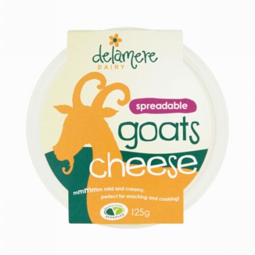 Delamere Spreadable Goat’s Cheese (125g) Organic to your Door