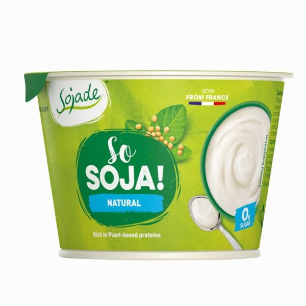 Sojade Organic Soya Yoghurt (250g) - Organic to your door