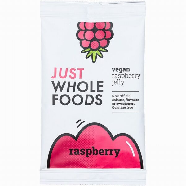 Just Wholefoods Jelly Crystals – Raspberry (85g) - Organic to your door