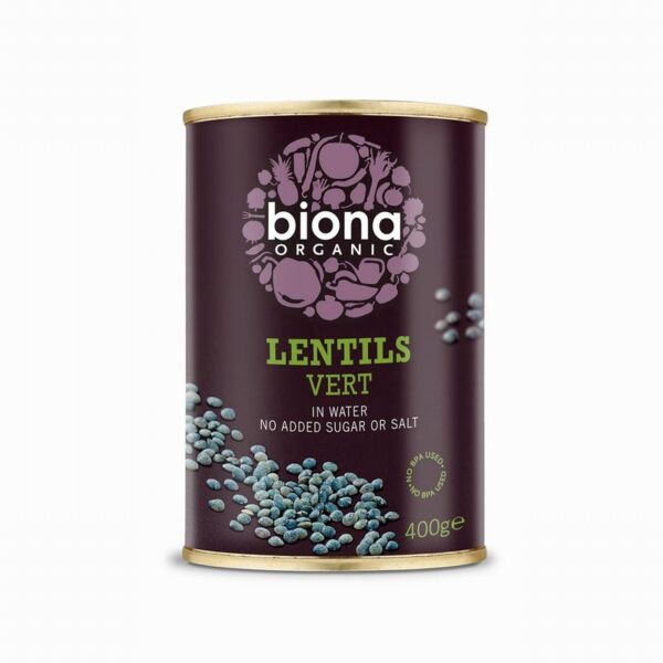 Organic Lentils – Vert (400g) - Organic to your door