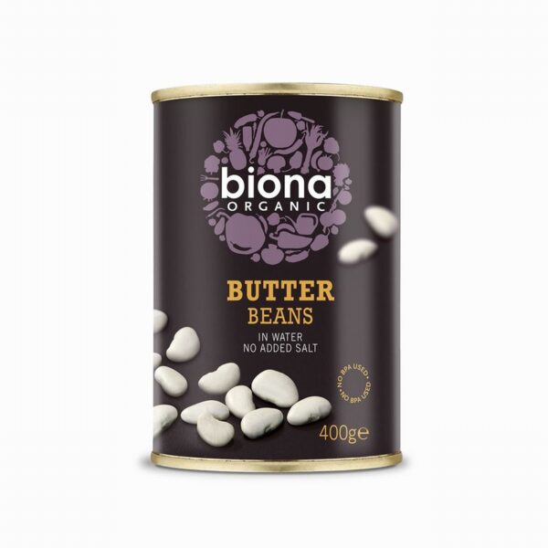 Organic Butter Beans (400g) - Organic to your door