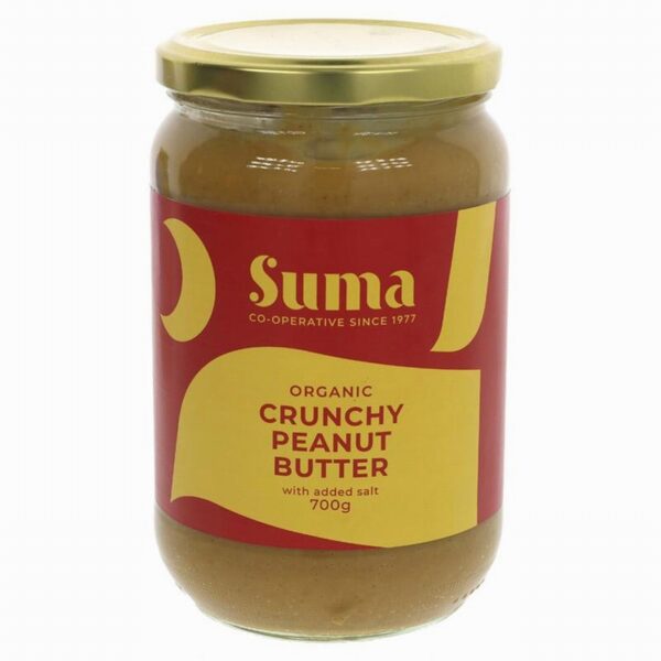 Suma Organic Peanut Butter – Crunchy (700g) - Organic to your door