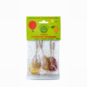 Organic Rainbow Lollipops (6s) - Organic to your door