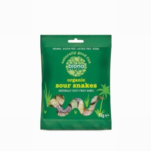 Organic Sour Snakes (75g) - Organic to your door