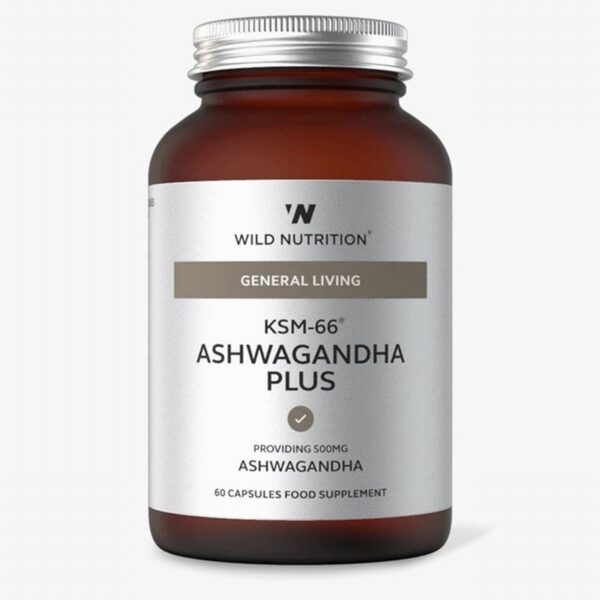 Wild Nutrition Food-Grown KSM-66 Ashwagandha Plus (60s) - Organic to your door