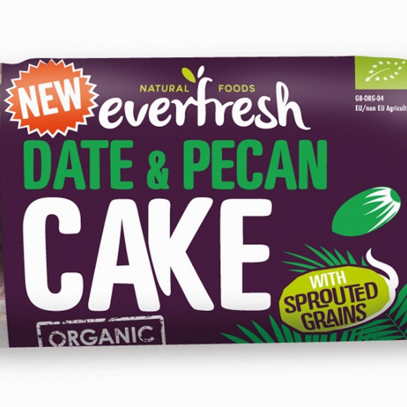 Sunnyvale Organic Sprouted Cake – Date & Pecan (350g) - Organic to your door