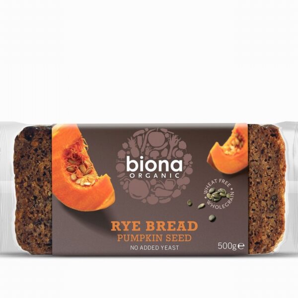 Organic Rye Bread – Pumpkin Seed (500g) - Organic to your door