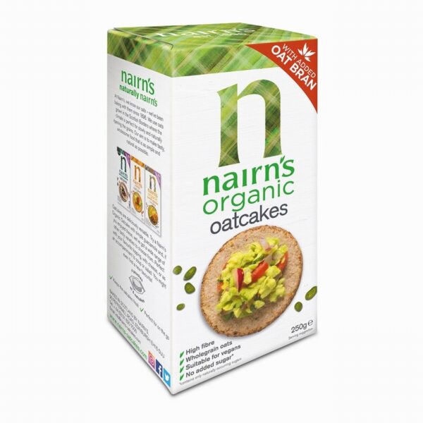 Nairns Organic Oatcakes (250g) - Organic to your door