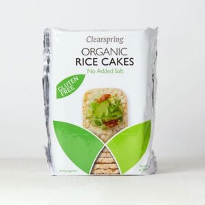 Clearspring Organic Rice Cakes – No Salt (130g) - Organic to your door