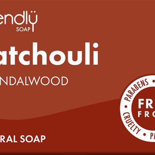 Friendly Soap Company Soap Bar – Patchouli & Sandalwood (95g) - Organic to your door