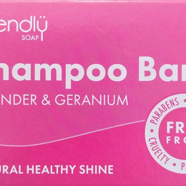 Friendly Soap Company Shampoo Bar – Lavender & Geranium (95g) - Organic to your door