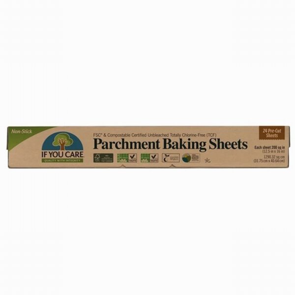 If You Care Recycled Parchment Baking Sheets (24s) - Organic to your door