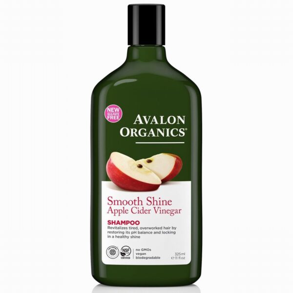 Smooth Shine Apple Cider Vinegar Shampoo (325ml) - Organic to your door