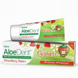 Aloe Dent Children’s Toothpaste – Strawberry (50ml) - Organic to your door