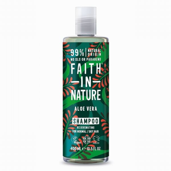 Faith In Nature Shampoo – Aloe Vera (400ml) - Organic to your door