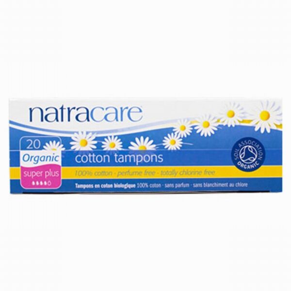 Natracare Organic Cotton Tampons - Super Plus (20s)