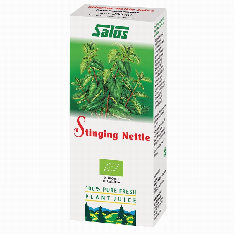 Salus Organic Fresh Plant Juice – Stinging Nettle (200ml) - Organic to your door