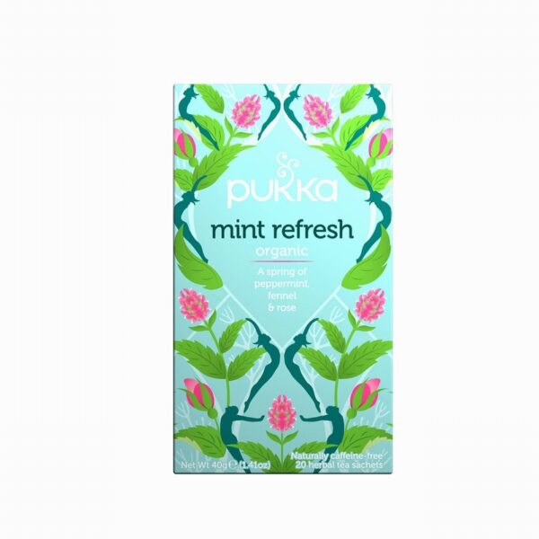 Pukka Organic Tea – Mint Refresh (20s) - Organic to your door