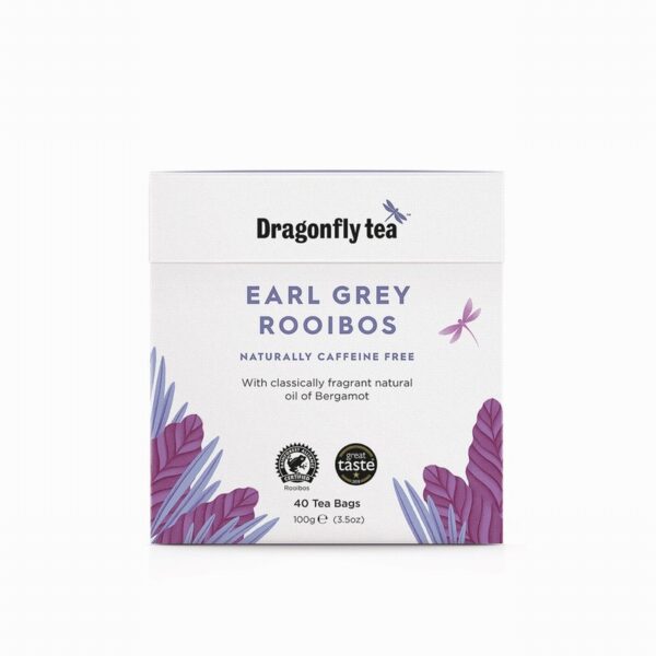 Dragonfly Tea – Rooibos Earl Grey (40s) - Organic to your door