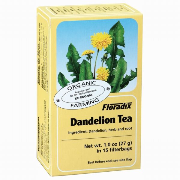 Salus Floradix Organic Tea – Dandelion (15s) - Organic to your door