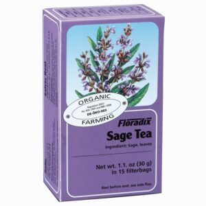 Salus Floradix Organic Tea – Sage (15s) - Organic to your door