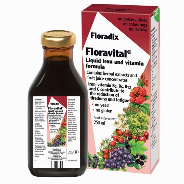 Salus Floravital Iron (250ml) - Organic to your door