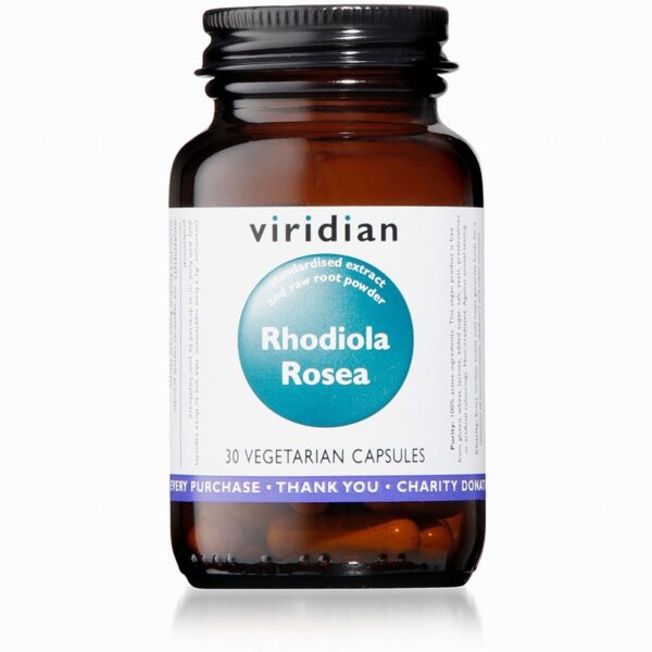 Viridian Rhodiola Rosea Root (30) - Organic to your door