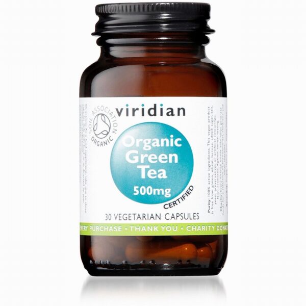 Viridian Organic Green Tea 500mg (30s) - Organic to your door