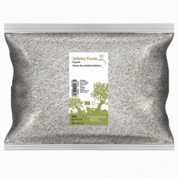 Infinity Organic Gluten Free Rolled Oats (5kg)
