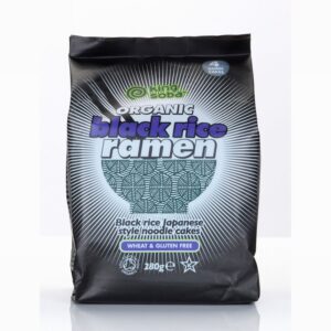 King Soba Organic Noodles – Black Rice Ramen (280g) - Organic to your door