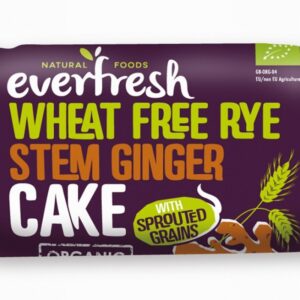 Everfresh Rye & Stem Ginger Cake (350g) - Organic to your door