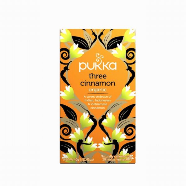 Pukka Organic Three Cinnamon (20s) - Organic to your door