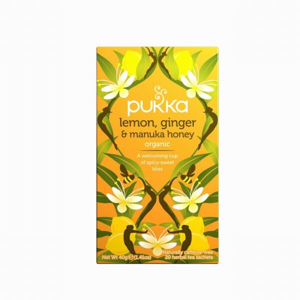 Pukka Organic Lemon & Manuka Tea (20s) - Organic to your door