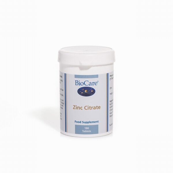 Zinc Citrate (180s) - Organic to your door