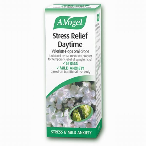 Stress Relief Daytime Valerian-Hops (50ml) - Organic to your door