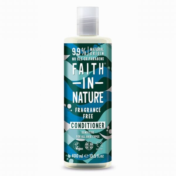 Faith In Nature Conditioner – Fragrance Free (400ml) - Organic to your door